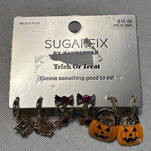 SUGARFIX by BaubleBar Halloween Earrings Set of 3 Pairs